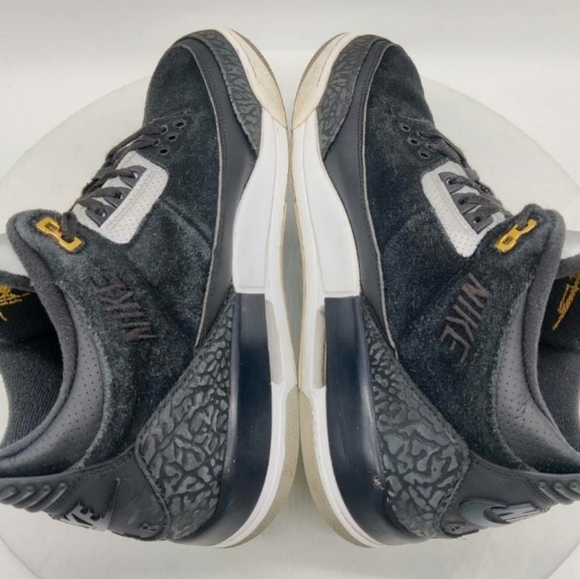 Nike Air Jordan 3 Retro Tinker SP- Mens- Size 12- Black Cement- in original box - Picture 3 of 4